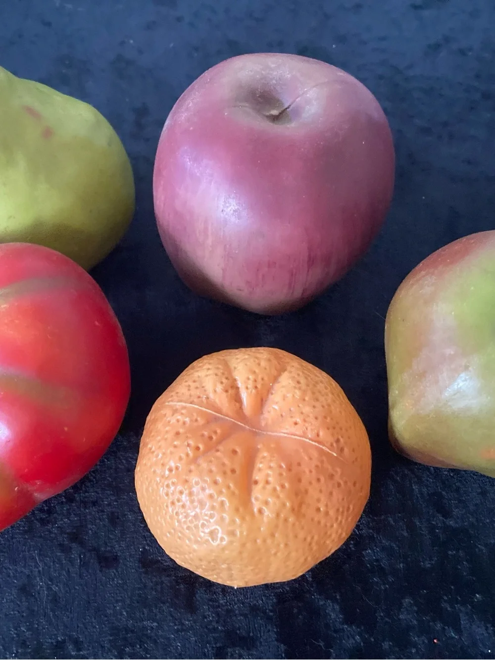 Decorative Faux Fruit Set Bowl Filler Apples Pear